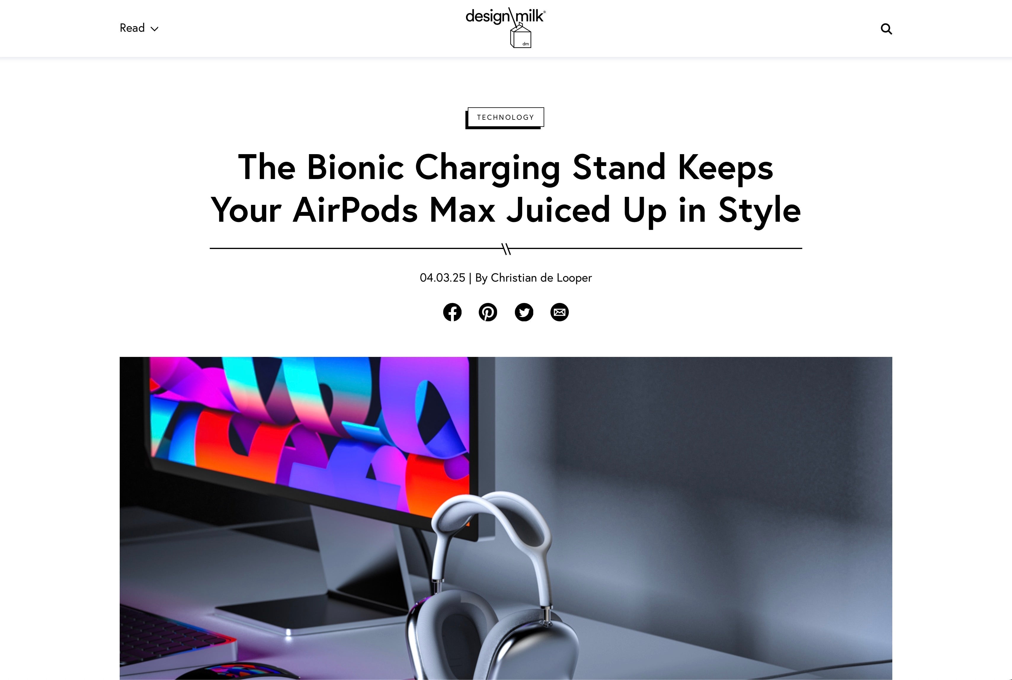 Bionic Gets Featured on Design Milk - BIONIC